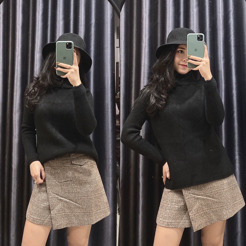 CHÂN VÁY DẠ KẺ