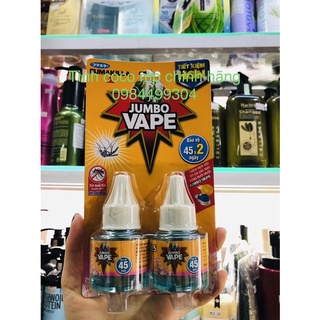 Bộ đôi chất xông đuổi muỗi, tinh dầu đuổi muỗi Jumbo vape hương hoa LiLy thơm ngát 2*34ml