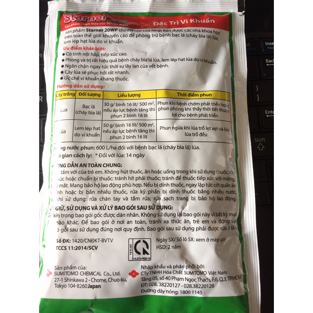 Đặc trị vi khuẩn Starner 20WP