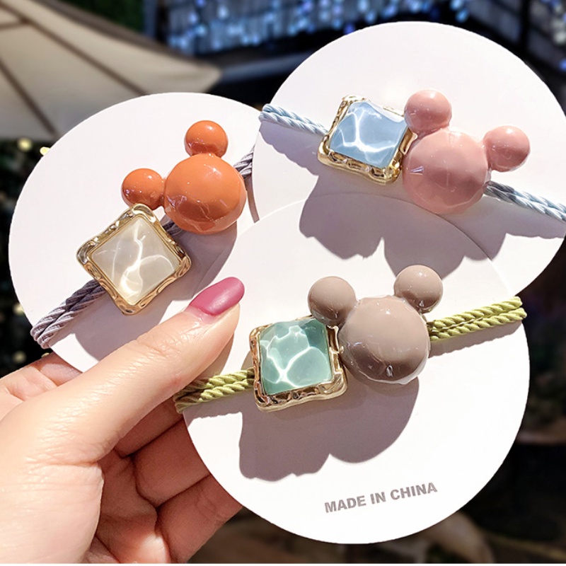 Dây Buộc Tóc Hình Chuột Minnie Phong Cách Hàn Quốc