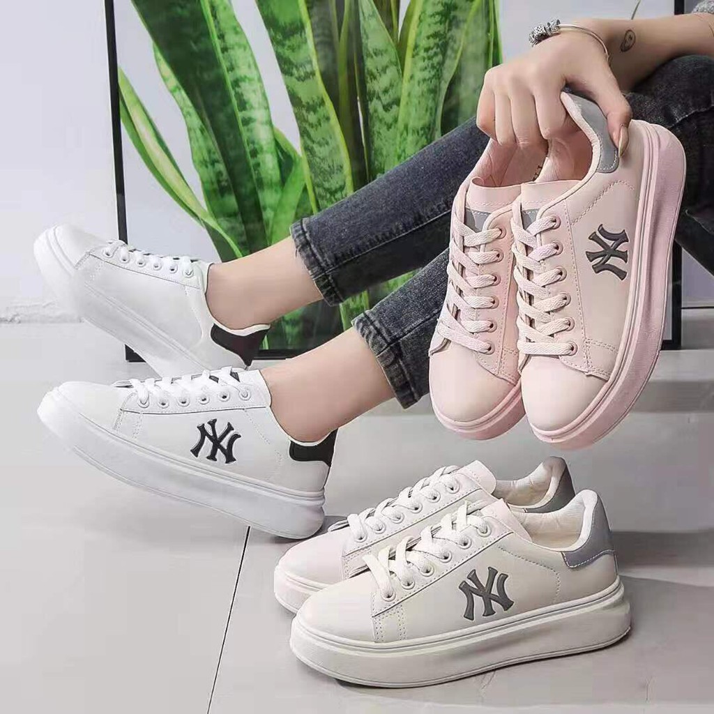 [Mã FAGREEN245 giảm 10% tối đa 30k đơn từ 99k] Giày sneaker nữ phản quang N.YY siêu hot HAPU | BigBuy360 - bigbuy360.vn