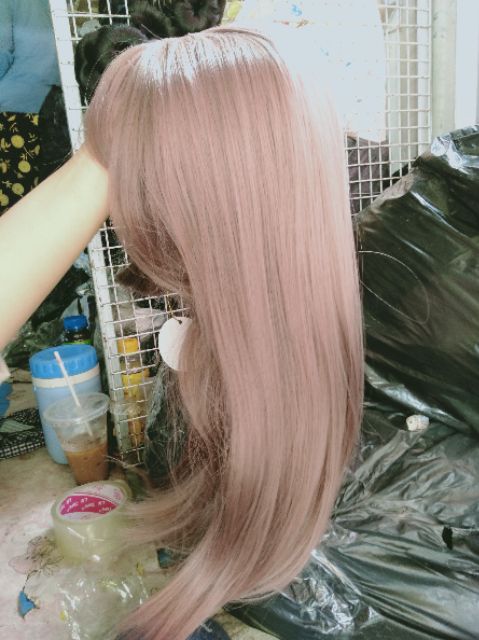 Tóc giả hồng khói