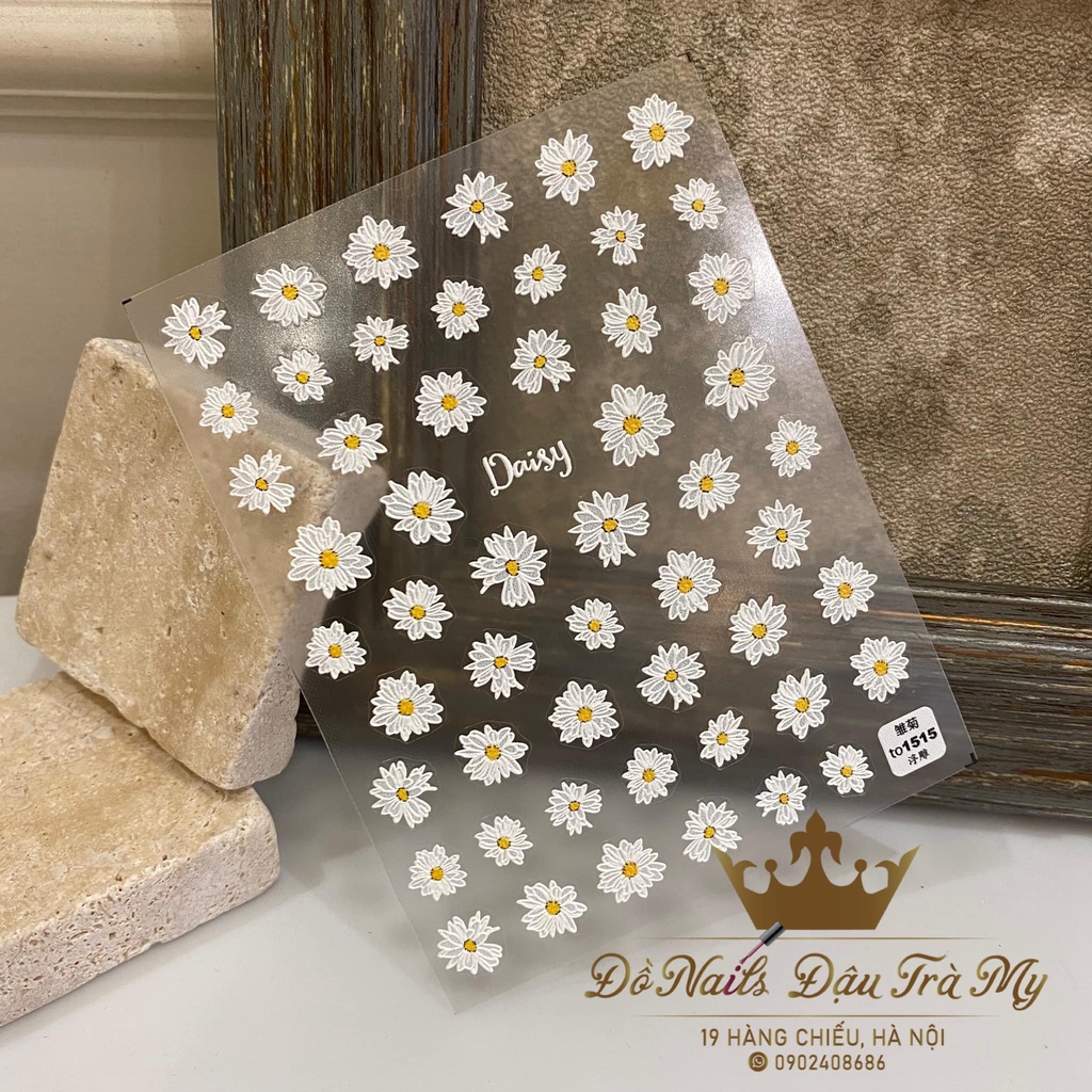 Phụ kiện nail - Sticker Tomoni Hoa Lụa