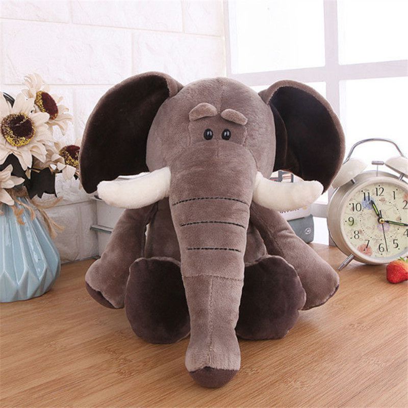 Thú nhồi bông hình động vật voi hổ hươu cao cổ 25cm