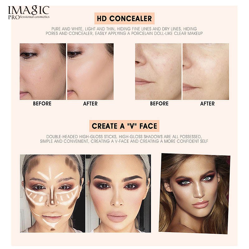 Thỏi kem tạo khối bắt sáng hai đầu IMAGIC FA-108 0.38g | BigBuy360 - bigbuy360.vn