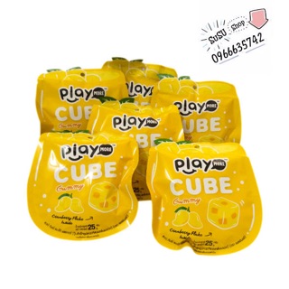 Kẹo dẻo Cube vị xoài play more ( gói lẻ) 25gram