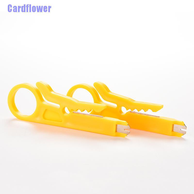 Cardflower  Network Connection Wire Punch Down Cutter Stripper For RJ45 Cat5 Cable Tool