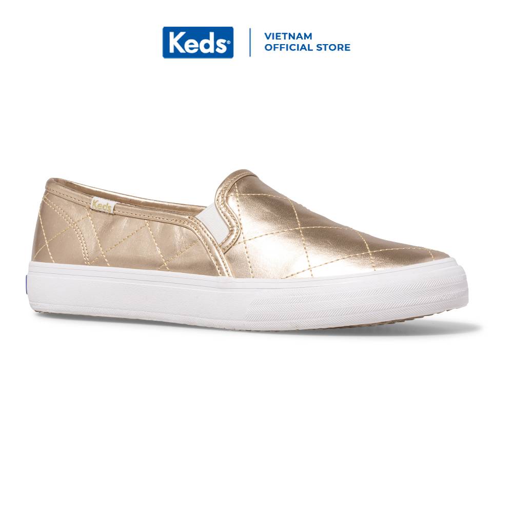 Giày Keds Nữ- Double Decker Quilted PU- KD065602