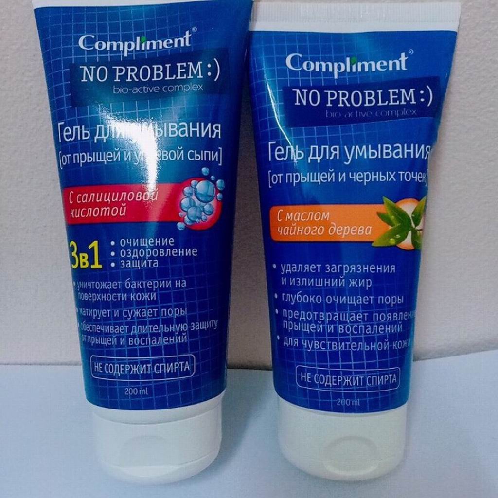 [ CHÍNH HÃNG ] Gel Rửa Mặt Compliment No Problem Cho Da Nhờn Mụn 200ml