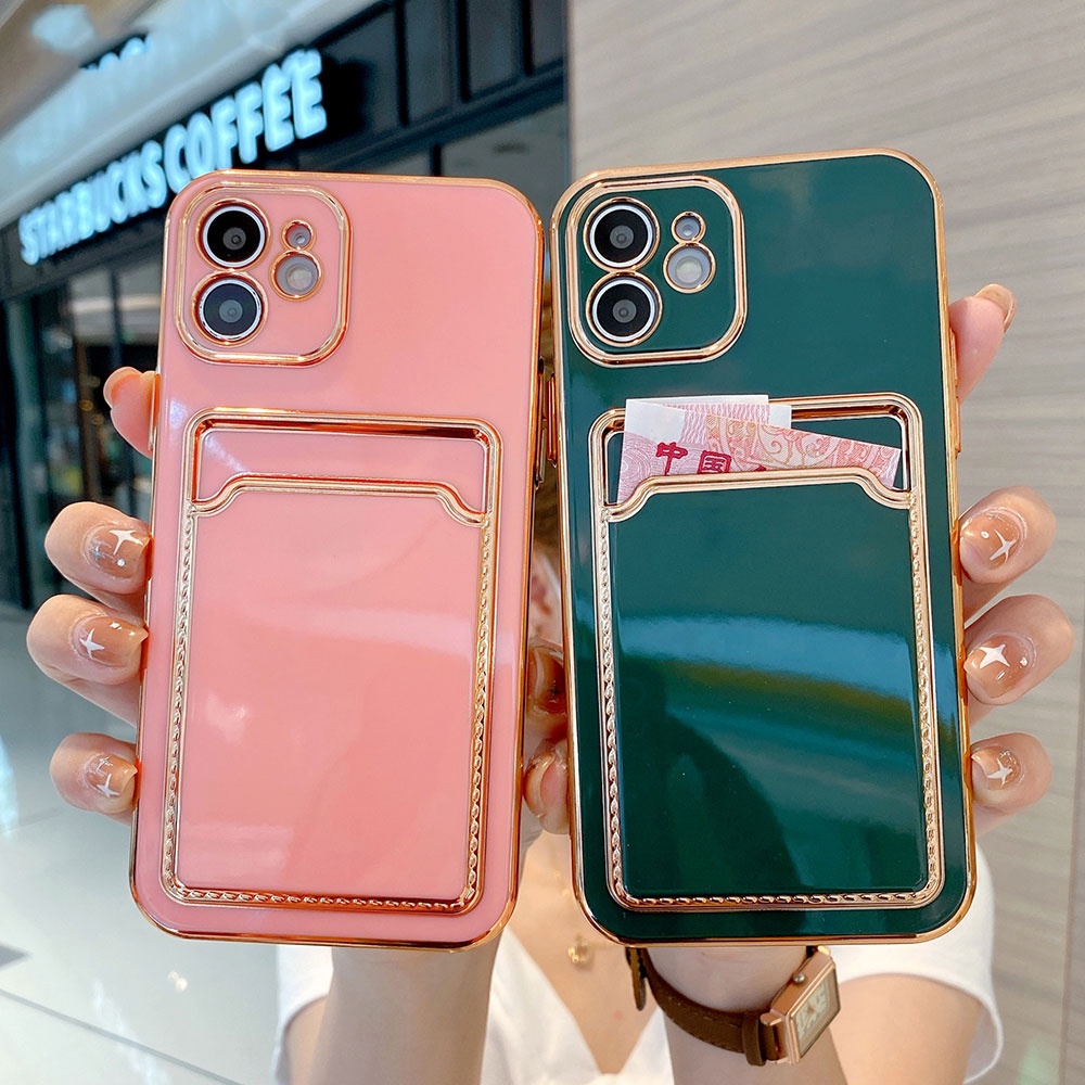 Ốp điện thoại chống sốc kiểu dáng sang trọng thích hợp cho iphone 13 12 11 Pro MAX X XR XS MAX 7 8 Plus