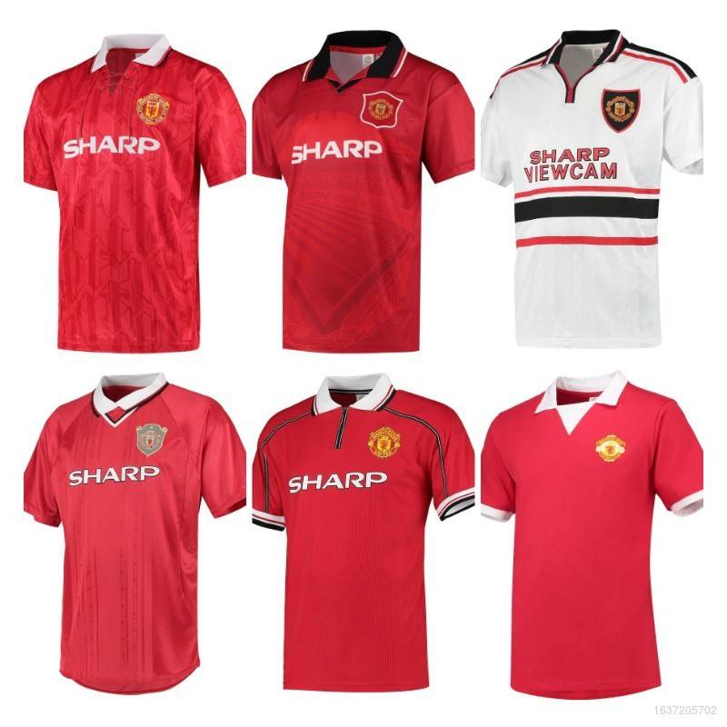 Áo thun bóng đá Manchester United số 7 1999 1996 1994