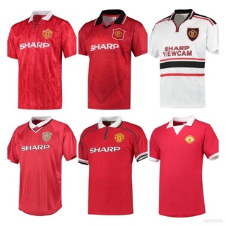 Áo thun bóng đá kiểu đội tuyển Manchester United số 7 1999 1996 1994