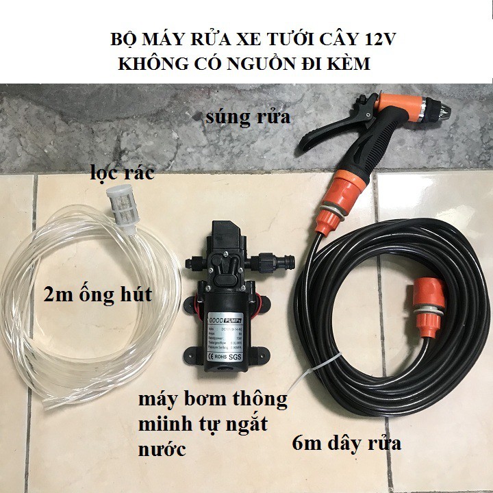 máy rửa xe mini 12v