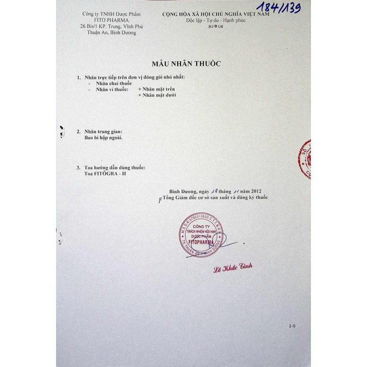 HỘP 40V FITOGRA F FITÔ GRA CHO NAM GIỚI