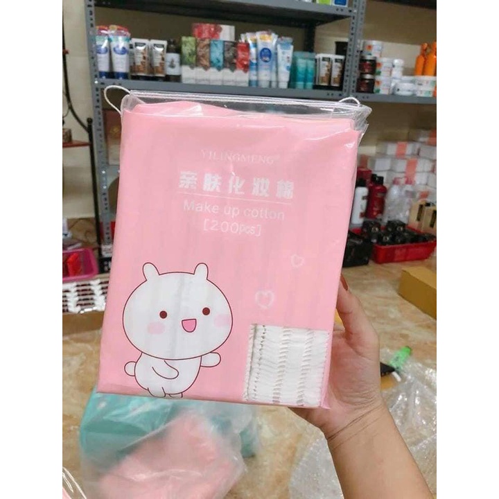 Bông tẩy trang hoạt hình xinh xắn, kute Nhật Bản - Phukientuiloc