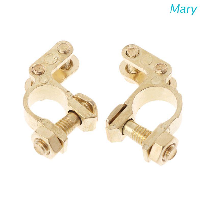 Bộ 2 Kẹp Nối Ắc Quy Xe Hơi Thay Thế Bằng Đồng Thau Bền