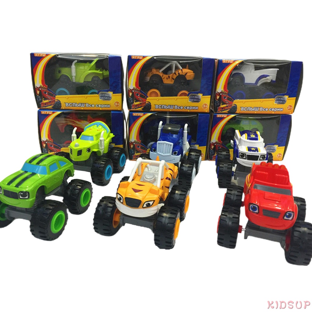 KIDSUP-Nickelodeon Blaze and Monster Machines Super Stunts Kids Toy Truck Car