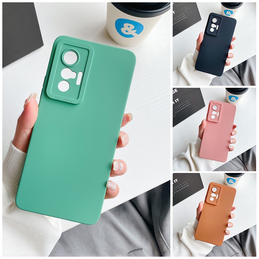 Ốp điện thoại bằng TPU đơn giản cho VIVO V23E Y73 Y76 Y52 Y72 Y20 Y20S Y20i Y12S Y12A