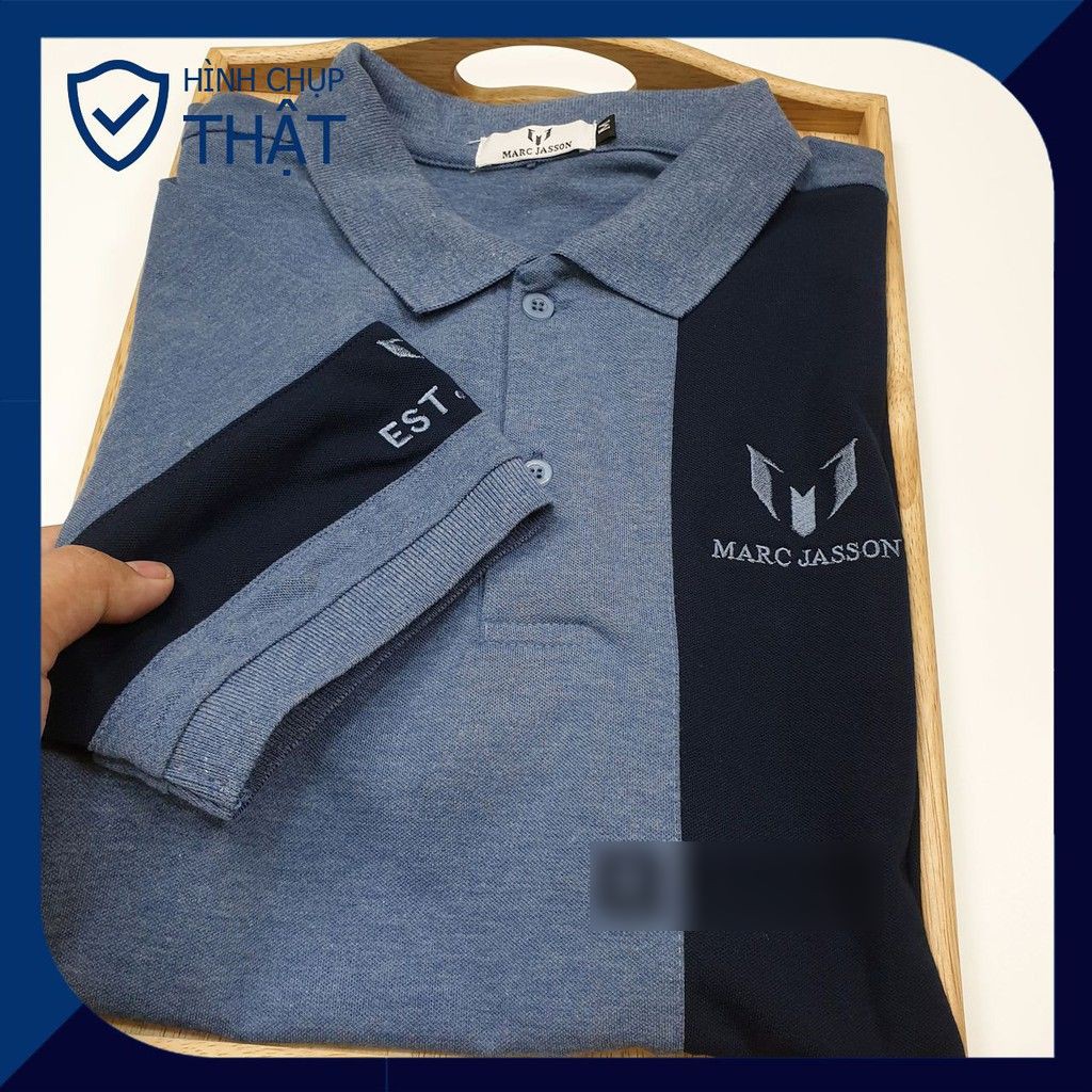 Áo polo nam MARC1982 4M vải cotton cá sấu - Phối màu trẻ trung, năng động THE BASIC STORE | BigBuy360 - bigbuy360.vn