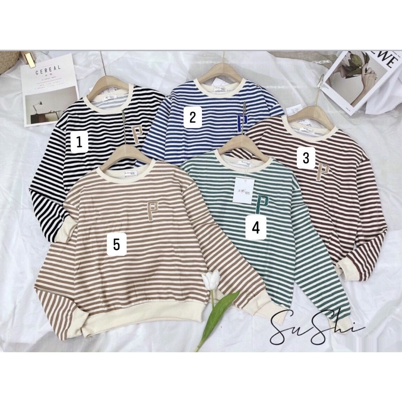 Áo phông kẻ da cá