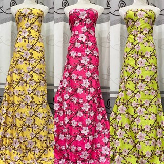 Vải lụa gấm, gấm lụa co giãn mềm mịn lên áo dài, đầm bao sang