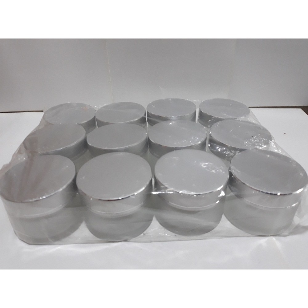 SET 100 HŨ KEM THỦY TINH NẮP BẠC 20gr