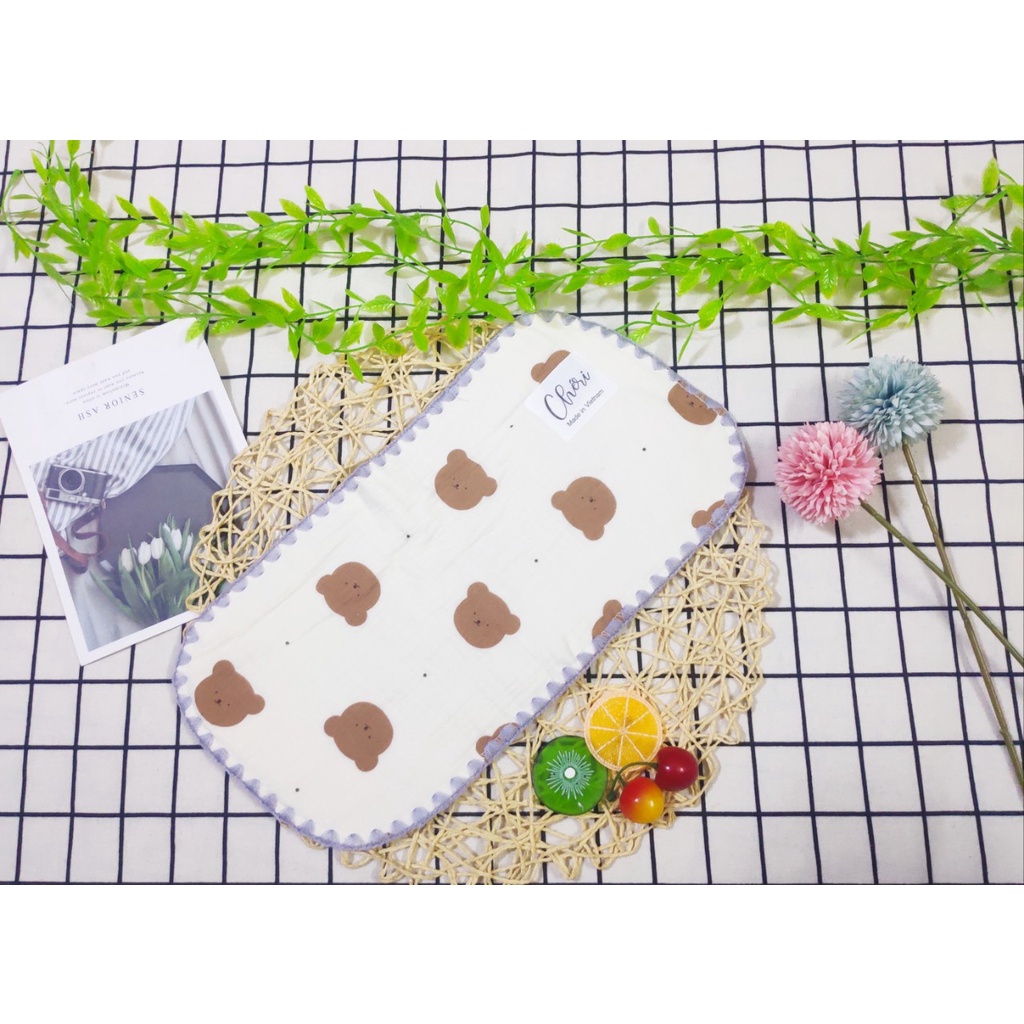 Gối xô 10 lớp chéri cao cấp vnxk cho bé - Nhiều mẫu