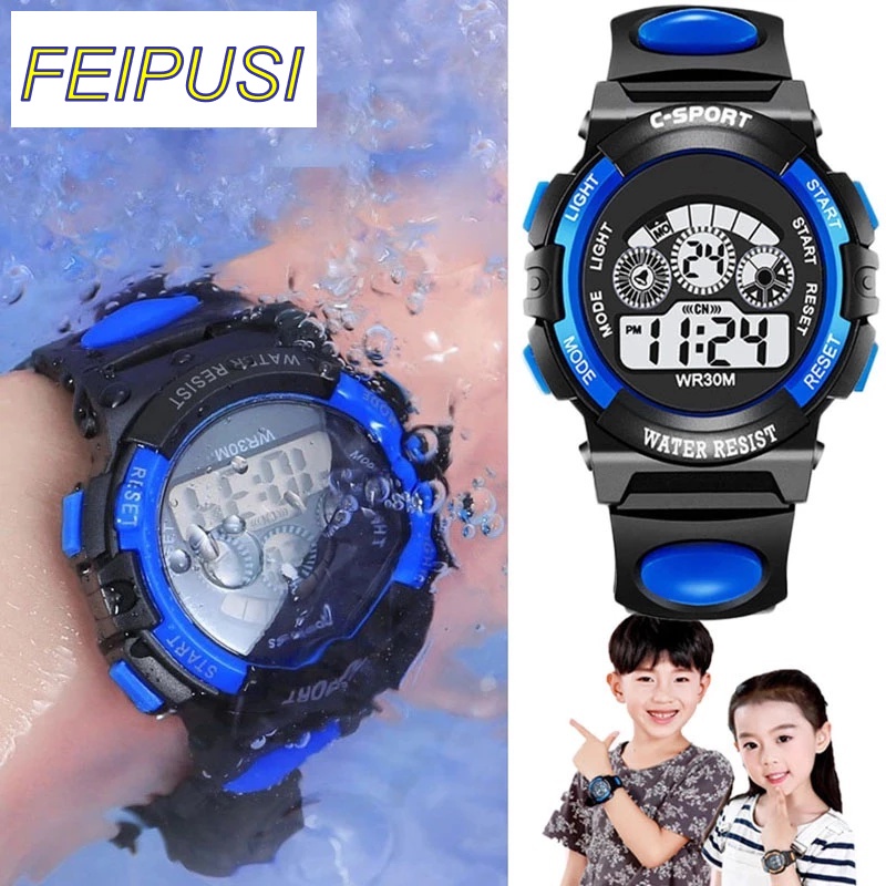 Đồng Hồ led Đa Năng Chống Thấm Nước Cho Bé