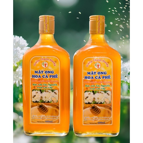 Chai Thủy Tinh Dẹp 600ml Nắp Nhôm Đựng Mật Ong