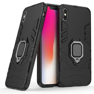 Tiya IPhone XS MAX/XR Iron Man Panther 7/8Plus Magnetic Ring Support Explosion 6s Drop Protection Cover
