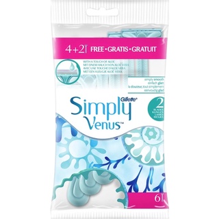 Dao cạo nữ gillette simply venus 6 cây