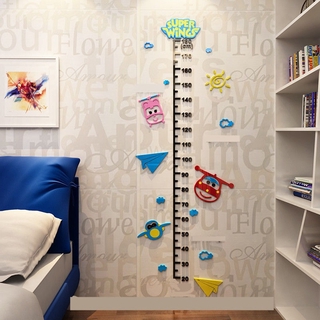 Miếng Dán Tường Hình Thước Đo Chiều Cao 3D Cho Bé