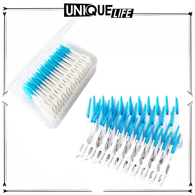 Hộp 160 tăm xỉa răng nha khoa tiện lợi