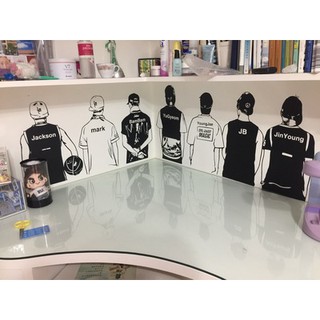 order-sticker dán tường,vali kpop