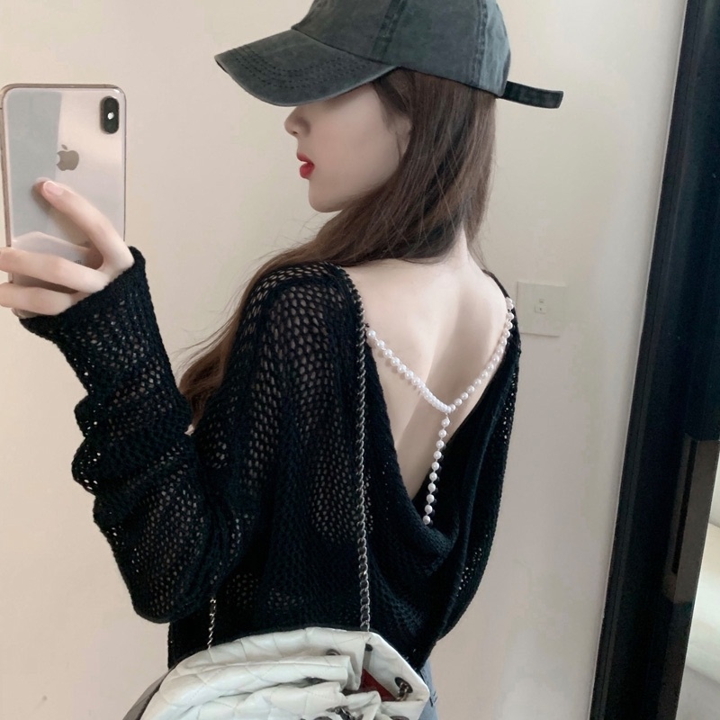 622132#Áo Khoác Chống Nắng Hở Lưng Thời Trang Mùa Hè