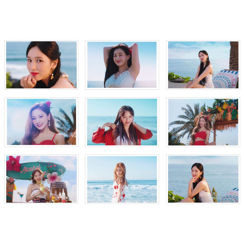 [Ép Lụa] Lomo Card 54 Ảnh TWICE - Alcohol-Free