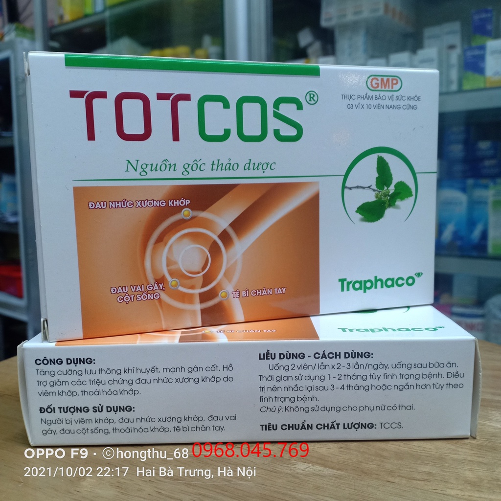 Viên bổ khớp TOTCOS Traphaco hộp 30 viên