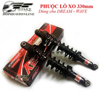 Phuộc sau cho dream wave lò xo 330mm kiểu yss
