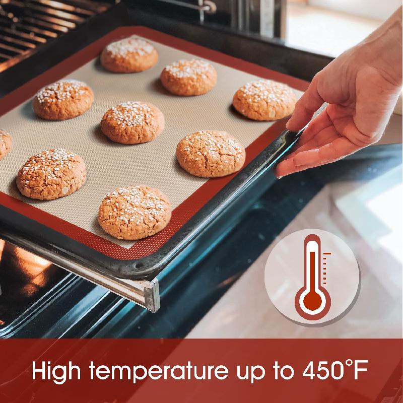 Thảm nướng bánh bằng silicon chống dính sợi thủy tinh silpat chịu nhiệt