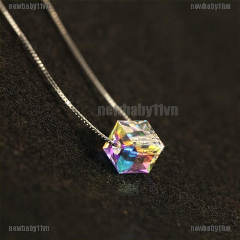 Vòng cổ Mặt Khối Pha Lê Ma Thuật Thời Trang Cho Nữ