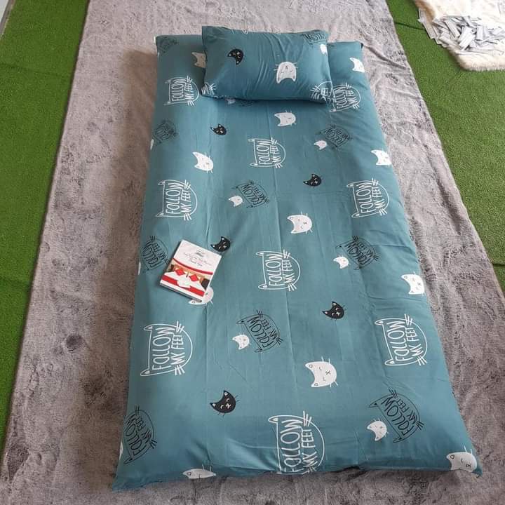 VỎ BỌC NỆM COTTON THOÁNG MÁT,KHÔNG GÂY NÓNG LƯNG VÀ CÓ KHÓA KÉO,KÍCH THƯỚC 1M/1M2/1M4/1M6/1M8.