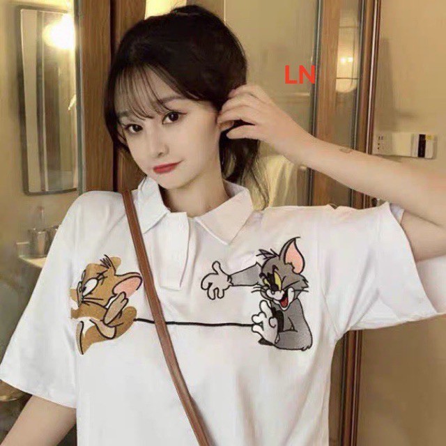 Áo polo mèo và chuột LN12