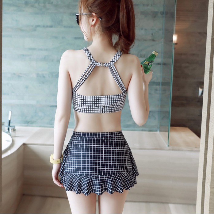 Áo Tắm 2 Mảnh Carô 3D Cực Hot (bikini đồ bơi) | BigBuy360 - bigbuy360.vn