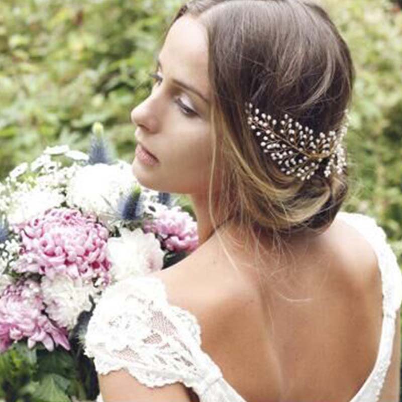 Lược cài tóc thiết kế sang trọng quý phái cho cô dâu