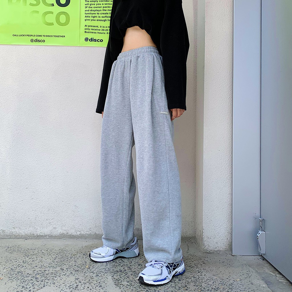 LEEVA - Quần jogger vải phối cạp cá tính Q034