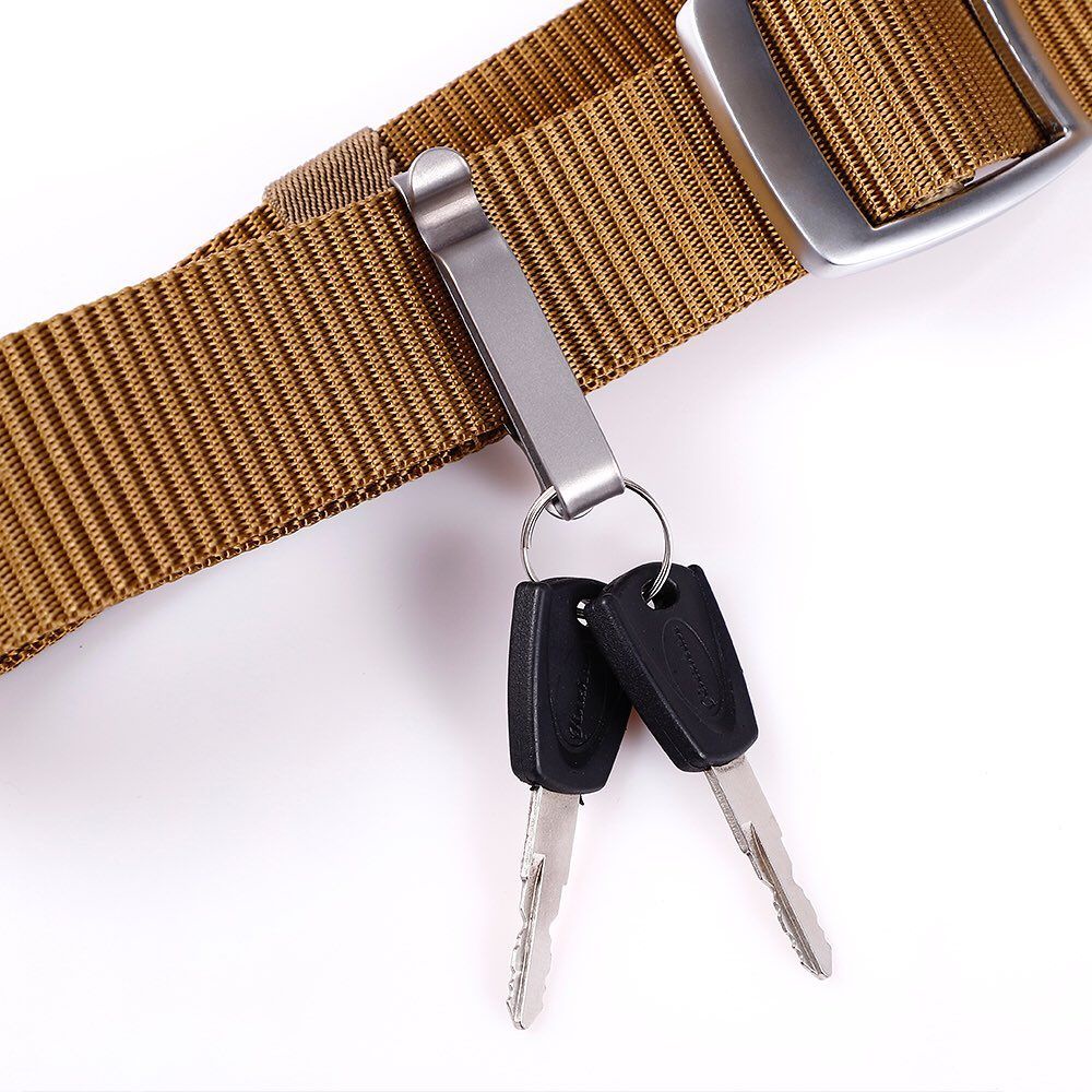 Móc khóa Titanium clip cài 2 chiều