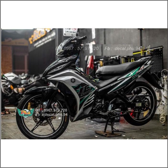 Tem Rời Exciter 135 LC đen bạc (C)