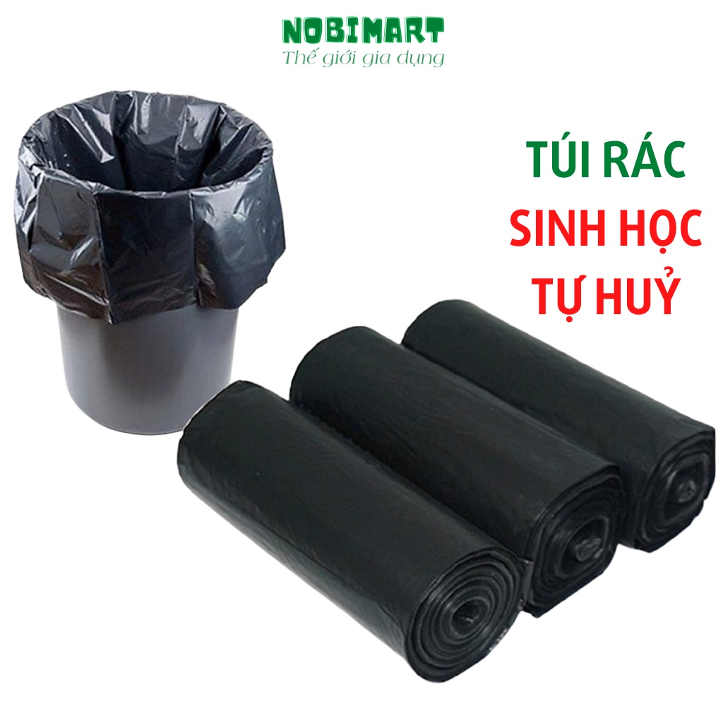 Túi đựng rác nilong tự huỷ sinh học vệ sinh size trung