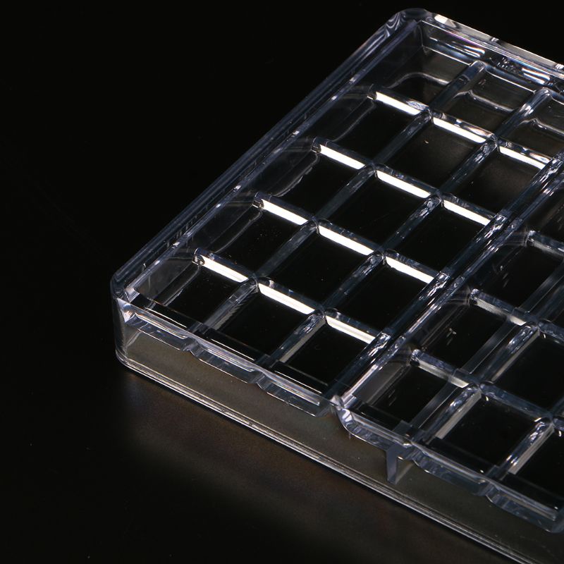 Khuôn nhựa PC cứng trong suốt làm kẹo socola cho nhà bếp