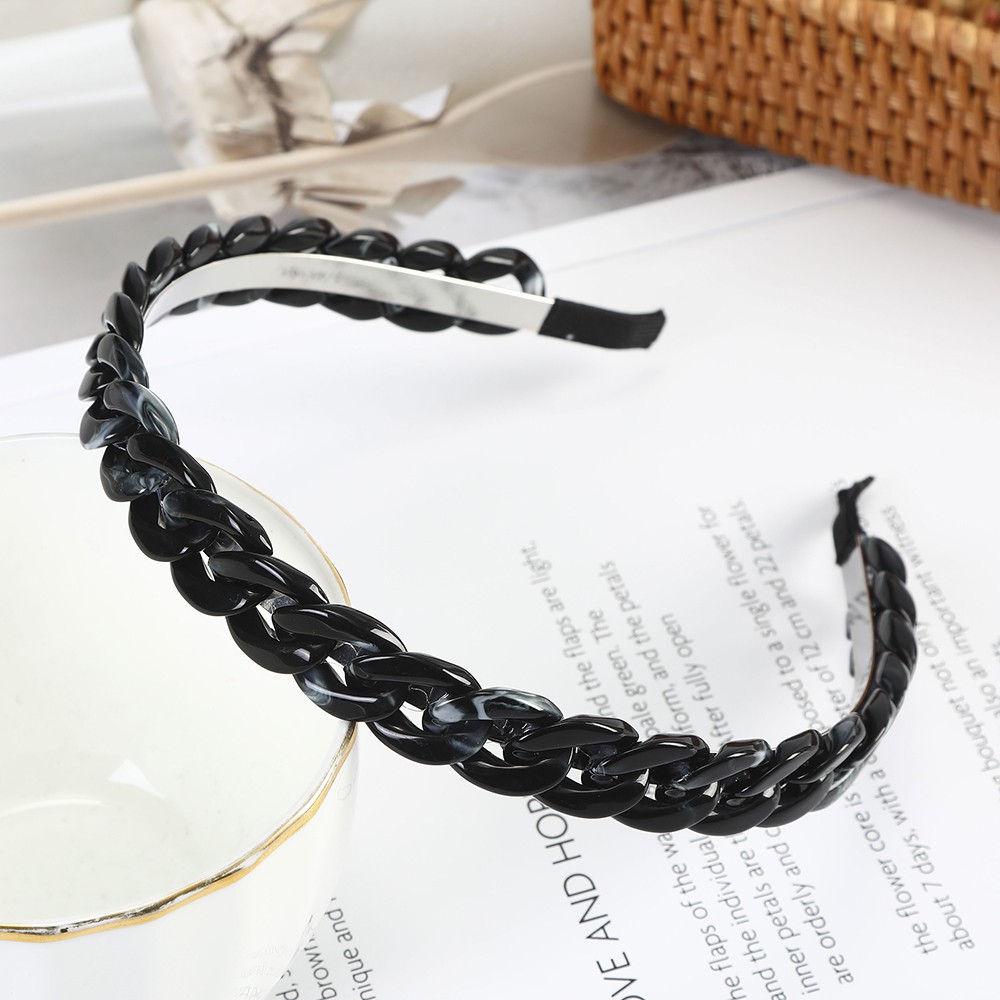 Băng Đô Hợp Kim Đính Đá Phong Cách Hàn Quốc